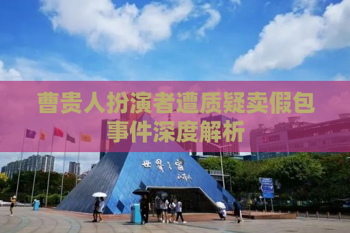 曹贵人扮演者遭质疑卖假包事件深度解析