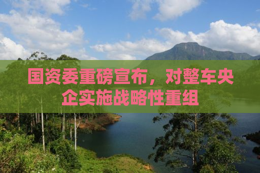 国资委重磅宣布，对整车央企实施战略性重组