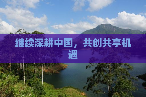 继续深耕中国，共创共享机遇