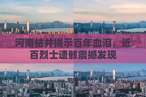 河南枯井揭示百年血泪，近百烈士遗骸震撼发现