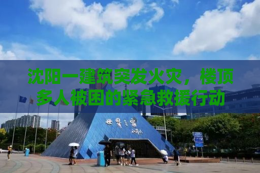 沈阳一建筑突发火灾，楼顶多人被困的紧急救援行动