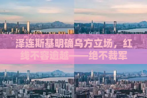 泽连斯基明确乌方立场，红线不容逾越——绝不裁军
