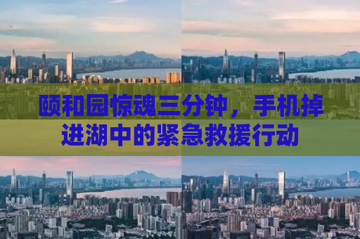 颐和园惊魂三分钟，手机掉进湖中的紧急救援行动