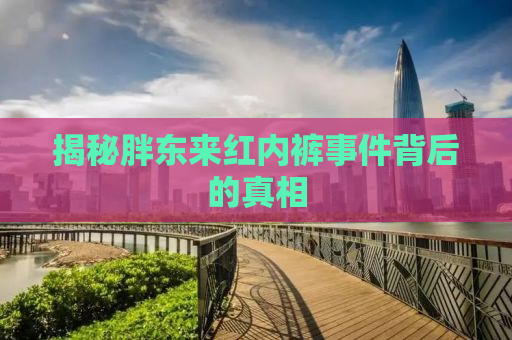 揭秘胖东来红内裤事件背后的真相