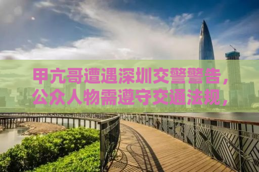 甲亢哥遭遇深圳交警警告，公众人物需遵守交通法规，以身作则