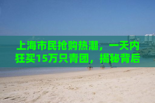 上海市民抢购热潮，一天内狂买15万只青团，揭秘背后的故事