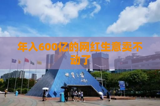 年入600亿的网红生意卖不动了