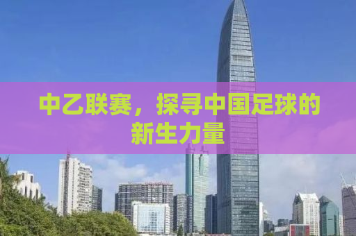 中乙联赛，探寻中国足球的新生力量