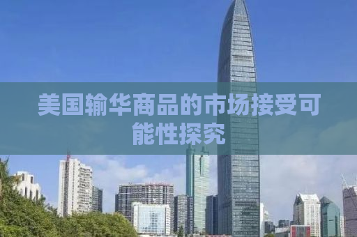 美国输华商品的市场接受可能性探究