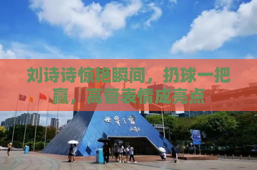 刘诗诗惊艳瞬间，扔球一把赢，高管表情成亮点