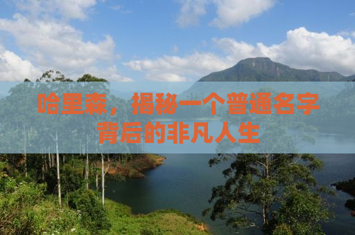 哈里森，揭秘一个普通名字背后的非凡人生