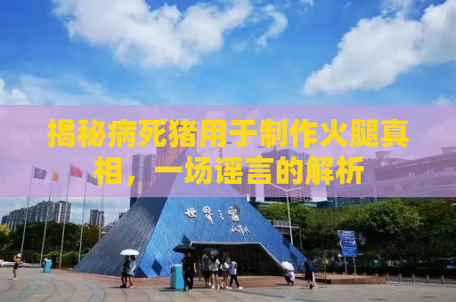 揭秘病死猪用于制作火腿真相，一场谣言的解析