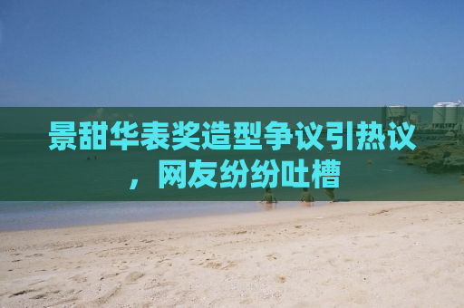景甜华表奖造型争议引热议，网友纷纷吐槽