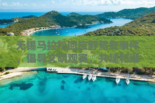 无锡马拉松回应野鸳鸯事件，倡导文明观赛，共建和谐赛道