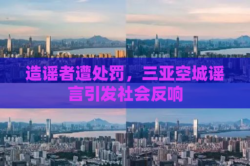造谣者遭处罚，三亚空城谣言引发社会反响